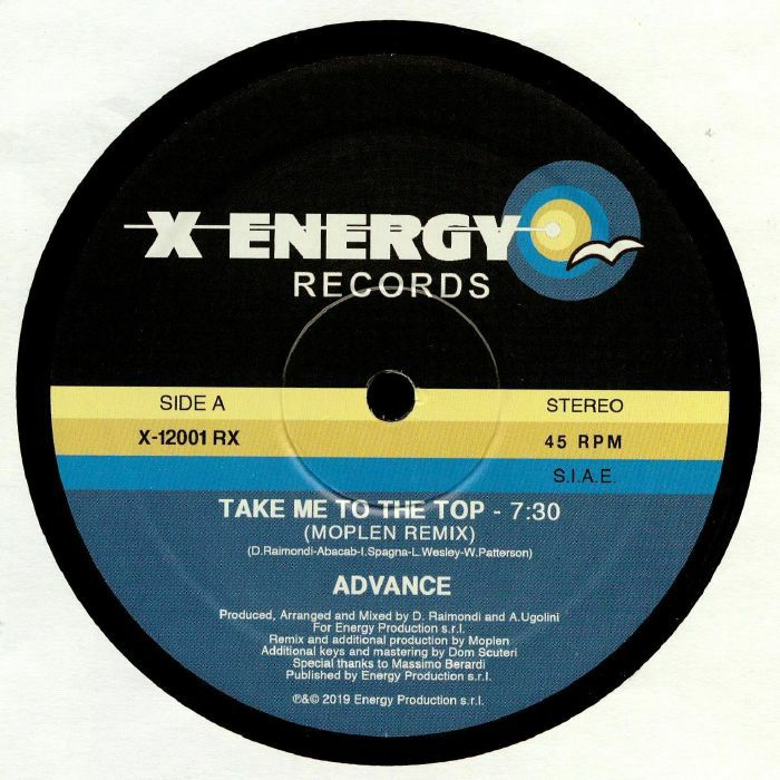 ADVANCE - Take It To The Top (Moplen & Massimo Berardi remixes) (B-STOCK)