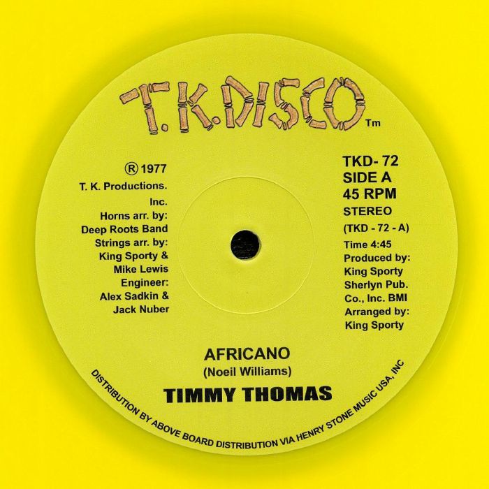 THOMAS, Timmy - Africano