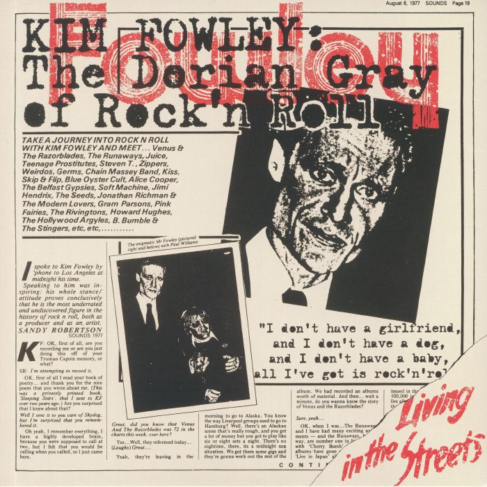 FOWLEY, Kim - Living In The Streets
