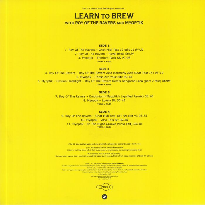 ROY OF THE RAVERS/MYOPTIK - Learn To Brew (featuring Emotinium remix)