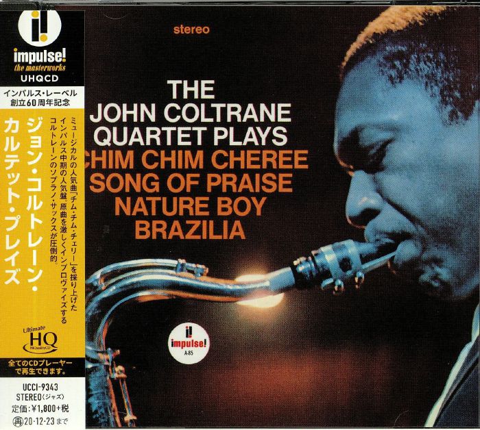 JOHN COLTRANE QUARTET, The - The John Coltrane Quartet Plays (remastered)