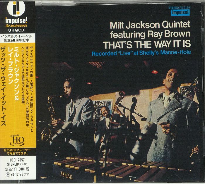 MILT JACKSON QUINTET feat RAY BROWN - That's The Way It Is (remastered)