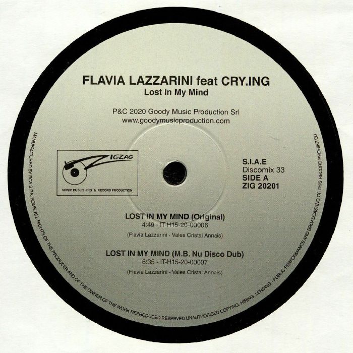 LAZZARINI, Flavia feat CRY ING - Lost In My Mind