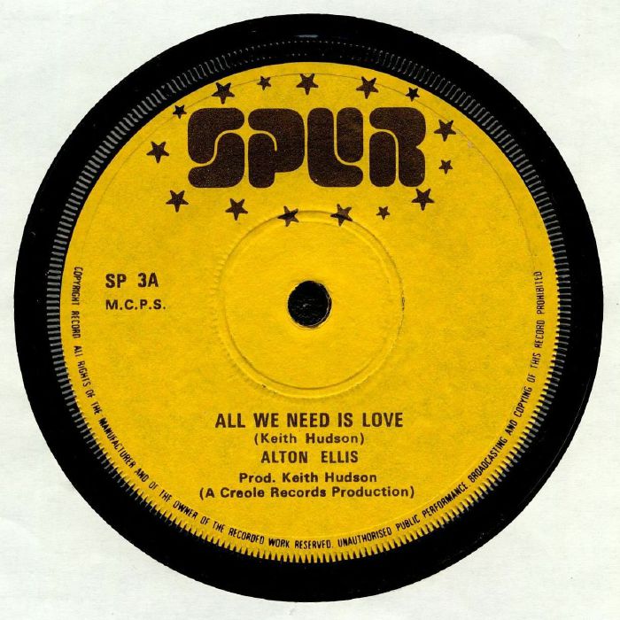 ELLIS, Alton/KEITH HUDSON - All We Need Is Love (warehouse find, slight sleeve wear)