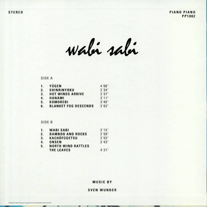 WUNDER, Sven - Wabi Sabi