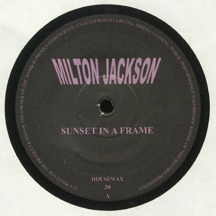 JACKSON, Milton - Sunset In A Frame
