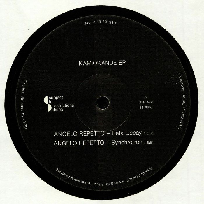 REPETTO, Angelo - Kamiokande EP