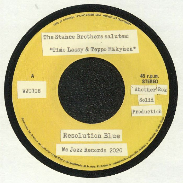 STANCE BROTHERS, The - Resolution Blue