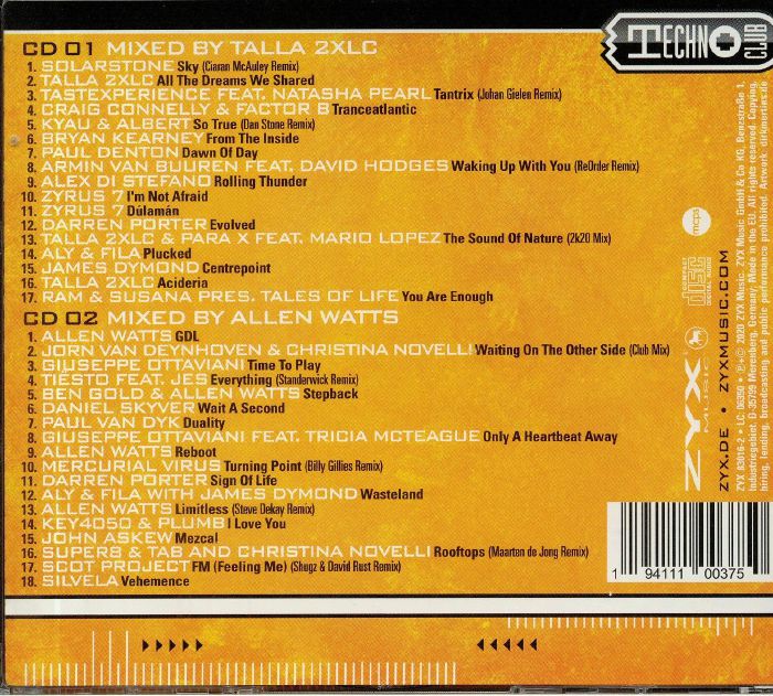 TALLA 2XLC/ALLEN WATTS - Techno Club Vol 59
