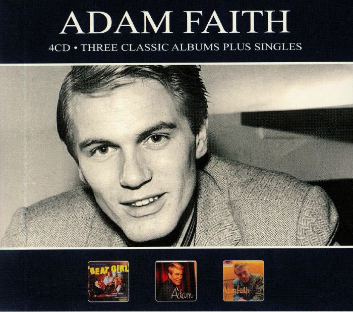ADAM FAITH - Three Classic Albums Plus Singles
