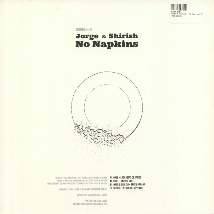 JORGE/SHIRISH - No Napkins