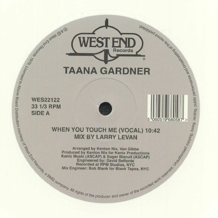 GARDNER, Taana - When You Touch Me