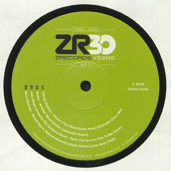 RUSHEN, Patrice/AKABU/THE SUNBURST BAND/SEAN McCABE - Dave Lee Presents 30 Years Of Z Records EP 1