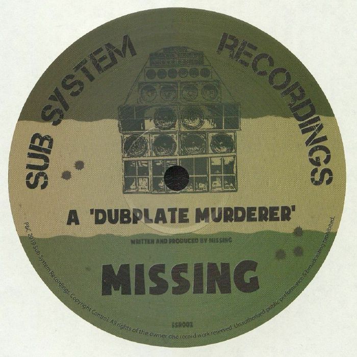 MISSING - Dubplate Murderer