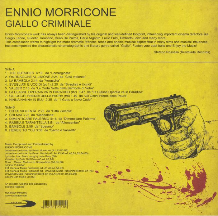 Ennio MORRICONE - Giallo Criminale (Soundtrack)