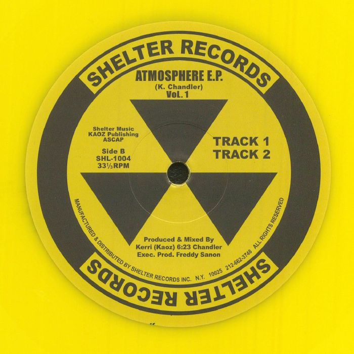 CHANDLER, Kerri - Atmosphere EP (reissue)