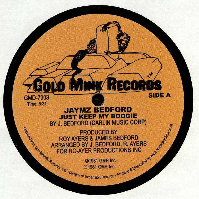 BEDFORD, Jaymz - Just Keep My Boogie (reissue)
