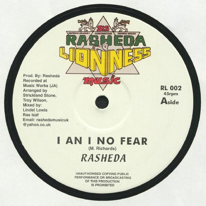 RASHEDA - I An I No Fear