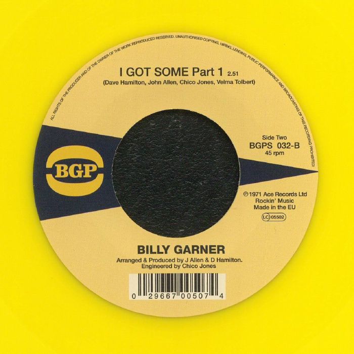 GARNER, Billy - Brand New Girl (reissue) (Juno Exclusive)