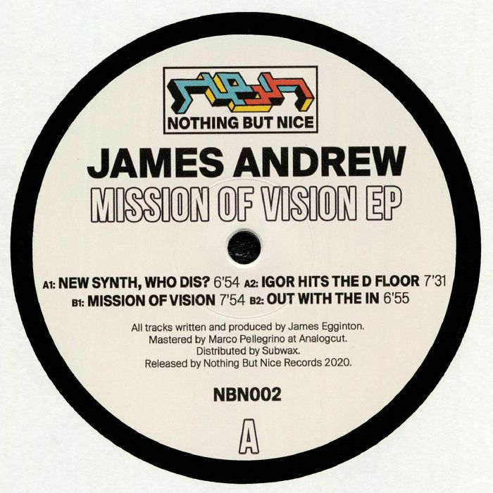 ANDREW, James - Mission Of Vision EP