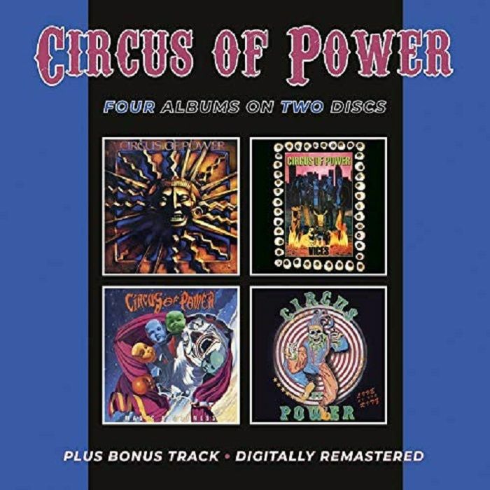 CIRCUS OF POWER - Circus Of Power/Vices/Magic & Madness/Live At The Ritz