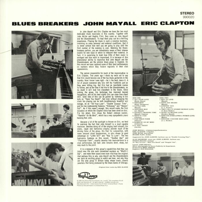 MAYALL, John with ERIC CLAPTON - Blues Breakers
