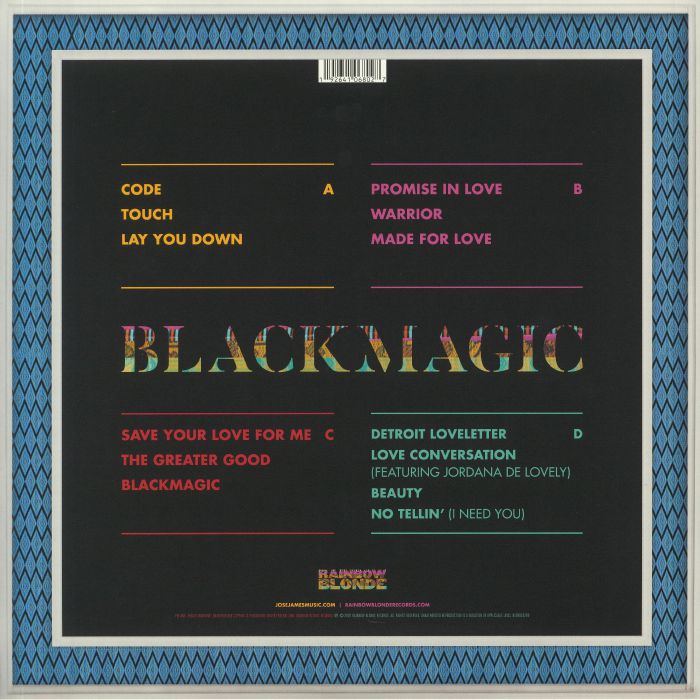 Jose JAMES Blackmagic 10th Anniversary Edition Vinyl at Juno Records.