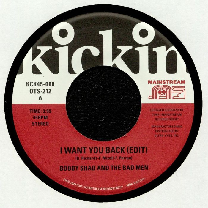 SHAD, Bobby & THE BAD MEN/JOHNNY COLES - I Want You Back