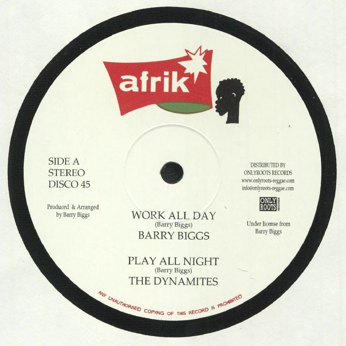 BIGGS, Barry/THE DYNAMITES/CLARENCE WEARS - Work All Day
