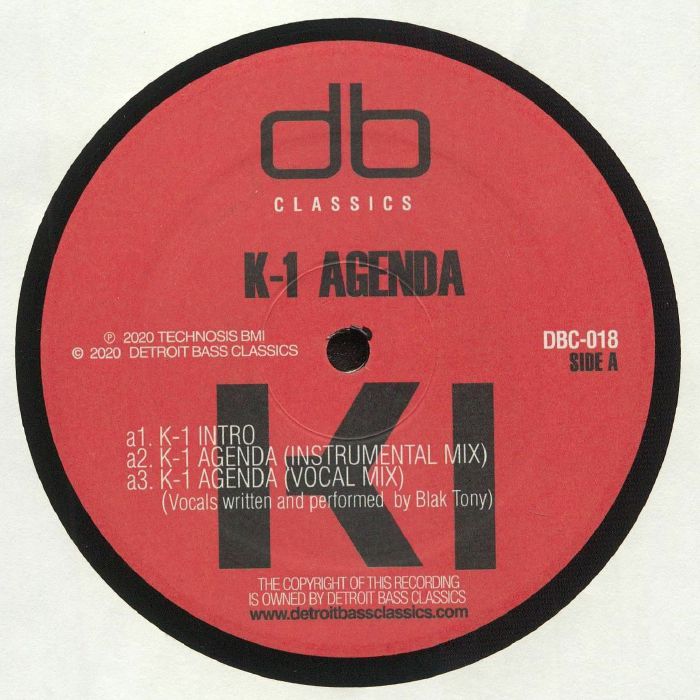 DJ K 1 - K 1 Agenda (reissue)