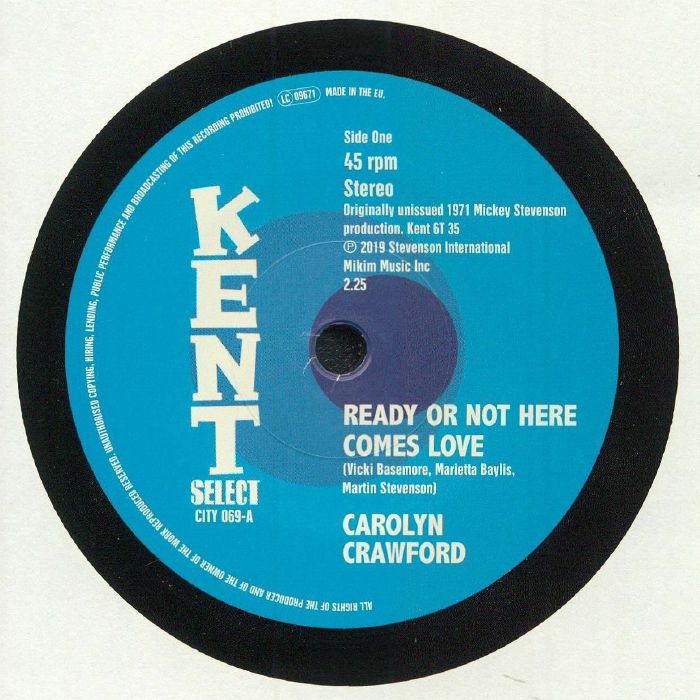 CRAWFORD, Carolyn/HODGES JAMES SMITH & CRAWFORD - Ready Or Not Here Comes Love