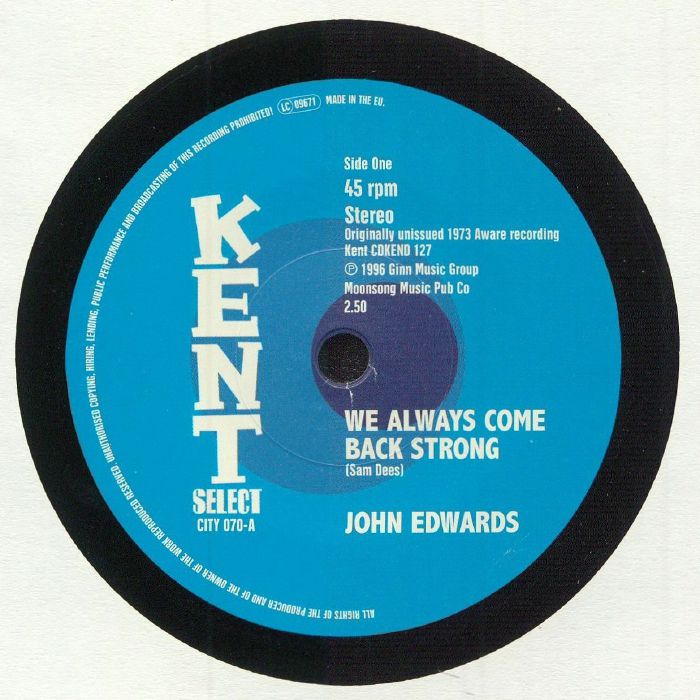 EDWARDS, John - We Always Come Back Strong