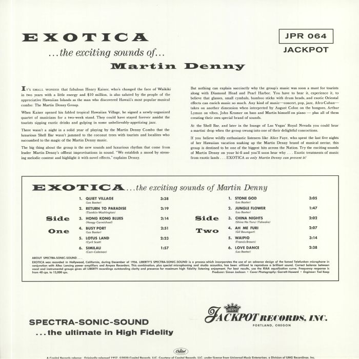 DENNY, Martin - Exotica (reissue)