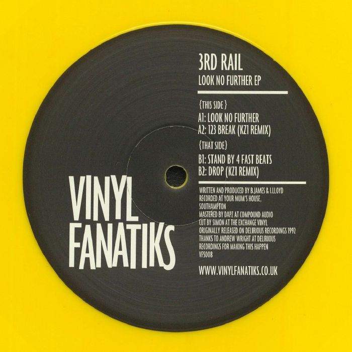 3RD RAIL aka BEN JAMES - Look No Further EP (reissue)