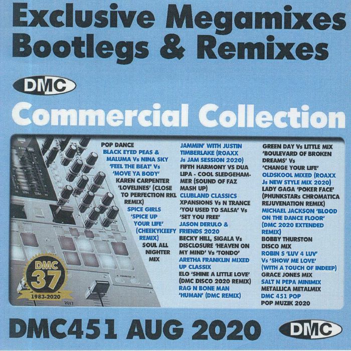 VARIOUS - DMC Commercial Collection August 2020: Exclusive Megamixes Remixes & Two Trackers (Strictly DJ Only)