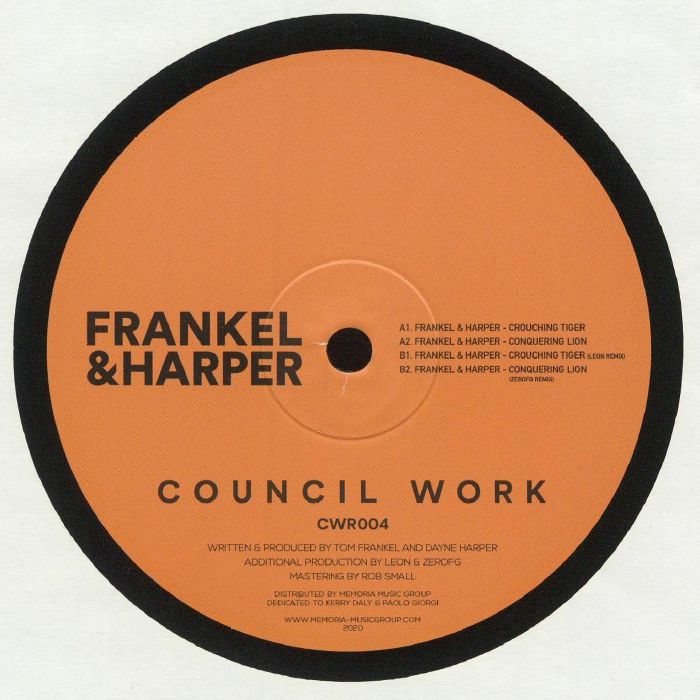 FRANKEL & HARPER - Crouching Tiger EP