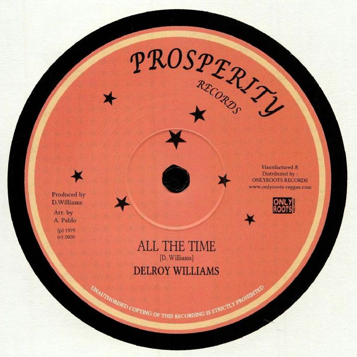 WILLIAMS, Delroy/JAH BULL - All The Time