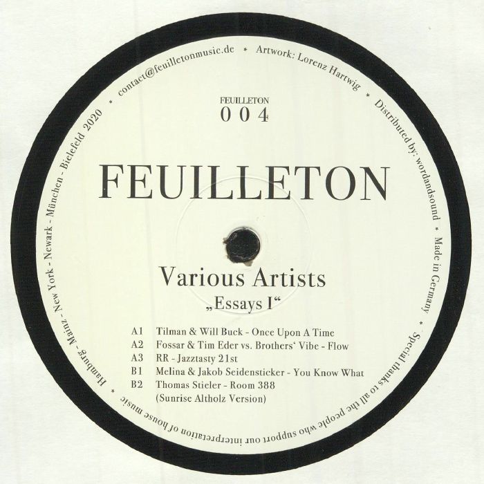 TILMAN/WILL BUCK/FOSSAR/TIM EDER/BROTHERS VIBE/RR/MELINA/JAKOB SEIDENSTICKER/THOMAS STIELER - Essays 1