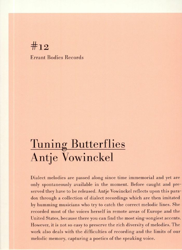 VOWINCKEL, Antje - Tuning Butterflies