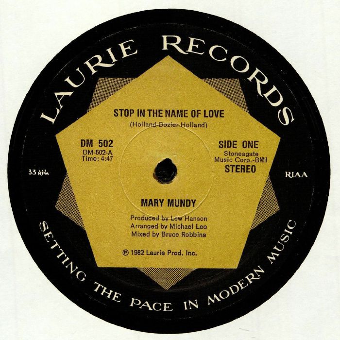 MUNDY, Mary - Stop In The Name Of Love (reissue)