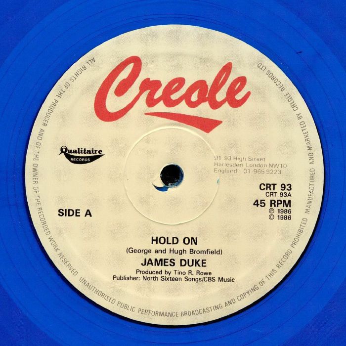 DUKE, James - Hold On (reissue)