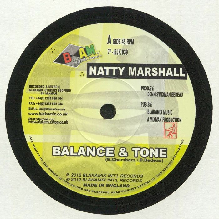 NATTY MARSHALL/MIXMAN - Balance & Tone