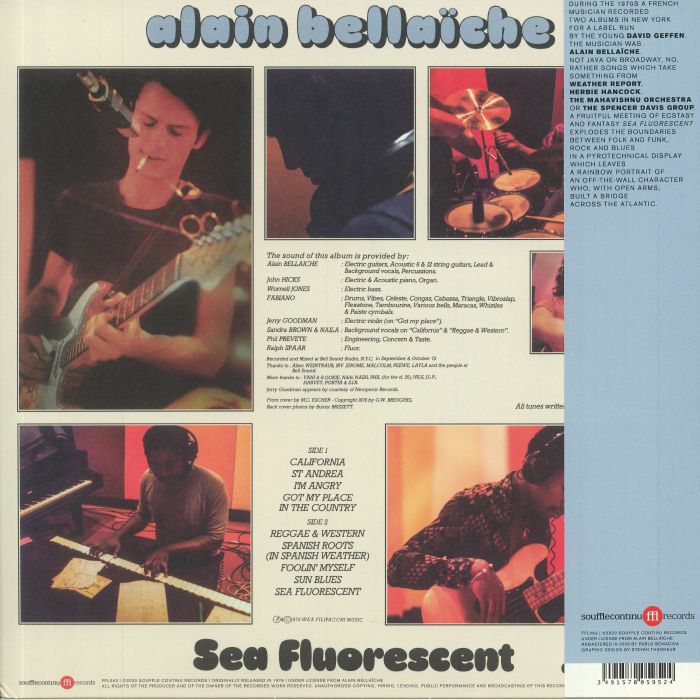 Alain BELLAICHE - Sea Fluorescent (reissue) Vinyl at Juno Records.