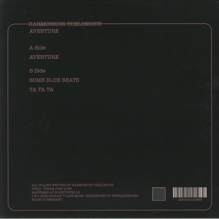 HARMONIOUS THELONIOUS - Aventure