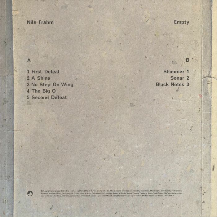 FRAHM, Nils - Empty