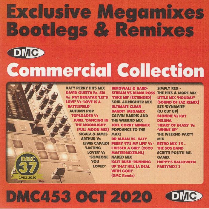 VARIOUS - DMC Commercial Collection October 2020: Exclusive Megamixes Remixes & Two Trackers (Strictly DJ Only)