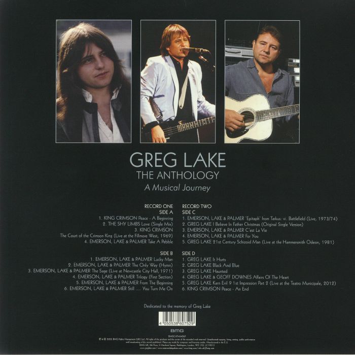 Greg LAKE - The Anthology: A Musical Journey Vinyl at Juno Records.