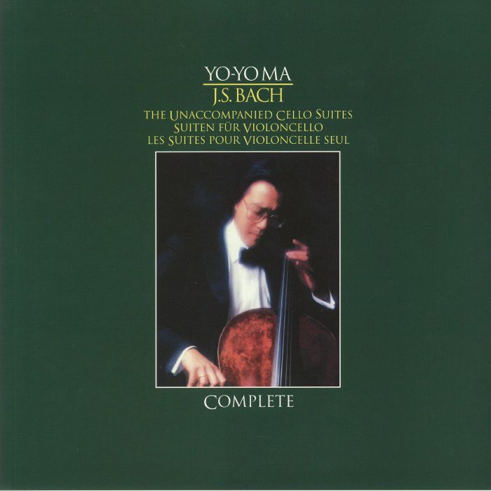 YO YO MA - JS Bach: The Unaccompanied Cello Suites (reissue)