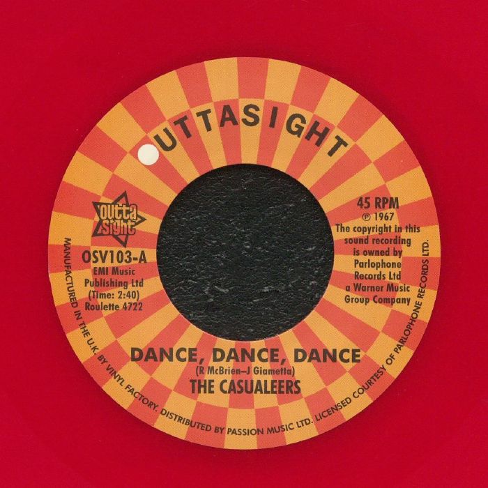 CASUALEERS, The/CHUCK WOOD - Dance Dance Dance (reissue)