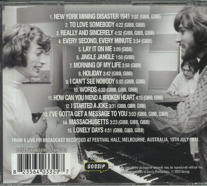 BEE GEES - Melbourne 1971